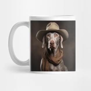 Cowboy Dog - Weimaraner Mug